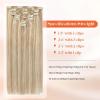 Sunny Hair Clip in Hair Extensions Real Human Hair 105g Remy Hair Clip in Extensions for Women Human Hair Extensions Highlights Blonde 14 Inch