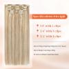 Sunny Hair Clip in Hair Extensions Real Human Hair 120g Remy Hair Clip in Extensions for Women Human Hair Extensions Ombre Walnut Brown to Light Brown Balayage Blonde 24 Inch(A-2 #Blonde-P18/613-Blonde Highlight)