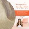 Sunny Hair Clip in Hair Extensions Real Human Hair 120g Remy Hair Clip in Extensions for Women Human Hair Extensions Ombre Walnut Brown to Light Brown Balayage Blonde 24 Inch(A-8 #Ombre-18/22/60-Nordic Ash Blonde Mix)