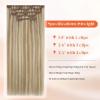 Sunny Hair Clip in Hair Extensions Real Human Hair 120g Remy Hair Clip in Extensions for Women Human Hair Extensions Ombre Walnut Brown to Light Brown Balayage Blonde 24 Inch(A-2 #Blonde-P10/60-Dark Golden Blonde Highlights)