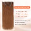 Sunny Hair Clip in Hair Extensions Real Human Hair 120g Remy Hair Clip in Extensions for Women Human Hair Extensions Ombre Walnut Brown to Light Brown Balayage Blonde 24 Inch(A-6 #350-Ginger)