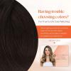 Sunny Hair Clip in Hair Extensions Real Human Hair 120g Remy Hair Clip in Extensions for Women Human Hair Extensions Ombre Walnut Brown to Light Brown Balayage Blonde 24 Inch(A-5 #2-Dark Brown)