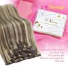 Ve Sunny Human Hair Clip in Extensions Double Weft Ginger Copper Clip on Hair Extensions for Women Short Hair Extensions Real Human Hair 7pcs 14 Inch 105g(Clip-2 #P8/60 Midnight Frost Blonde)