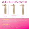 Ve Sunny Human Hair Clip in Extensions Double Weft Ginger Copper Clip on Hair Extensions for Women Short Hair Extensions Real Human Hair 7pcs 14 Inch 105g(Clip-1 #6/60/6 Sunset Grove Chestnut Mix Platinum)