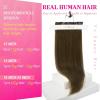 Ve Sunny Human Hair Clip in Extensions Double Weft Ginger Copper Clip on Hair Extensions for Women Short Hair Extensions Real Human Hair 7pcs 14 Inch 105g(Clip-7 #3 Misty Dawn Ash Brown)
