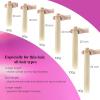 Ve Sunny Human Hair Clip in Extensions Double Weft Ginger Copper Clip on Hair Extensions for Women Short Hair Extensions Real Human Hair 7pcs 14 Inch 105g(Seamless-Clip-1 #60 Platinum Blonde)