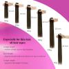 Ve Sunny Human Hair Clip in Extensions Double Weft Ginger Copper Clip on Hair Extensions for Women Short Hair Extensions Real Human Hair 7pcs 14 Inch 105g(Seamless-Clip-2 #2/2/6 Dark Brown Mix Chestnut Brown)