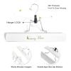 Sunny Hair Extensions Hanger with Dust-Proof Storage Bag Holder Hair Extensions Hairpieces Waterproof Portable Suit With Transparent Zip Up Closure White Color 1 Set