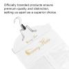 Sunny Hair Extensions Hanger with Dust-Proof Storage Bag Holder Hair Extensions Hairpieces Waterproof Portable Suit With Transparent Zip Up Closure White Color 1 Set