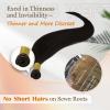 Sunny Hair Virgin Human Hair Weft Extensions Black Human Hair Extensions Sew in Genius Weft Sew in Hair Extensions Real Human Hair Hand-tied Black 20inch 25g(Brown)