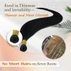 Sunny Hair Virgin Human Hair Weft Extensions Black Human Hair Extensions Sew in Genius Weft Sew in Hair Extensions Real Human Hair Hand-tied Black 20inch 25g(#1)