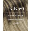 Sunny Hair Weft Hair Extensions Human Hair 18inch Sew in Hair Extensions Real Human Hair Highlights Human Hair Weft Extensions Dark Brown Mix Caramel Blonde Natural Hair Weft for Women 100g(C-#4/14/60-Dark Brown Roots to Blonde)