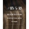 Sunny Hair Weft Hair Extensions Human Hair 18inch Sew in Hair Extensions Real Human Hair Highlights Human Hair Weft Extensions Dark Brown Mix Caramel Blonde Natural Hair Weft for Women 100g(C-#1B/4/18-Black Roots to Brown mix Blonde)