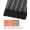Sunny Hair Weft Hair Extensions Human Hair 18inch Sew in Hair Extensions Real Human Hair Highlights Human Hair Weft Extensions Dark Brown Mix Caramel Blonde Natural Hair Weft for Women 100g(C-#1B/S/1B Black Roots to Silver Grey)