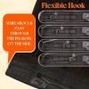 Sunny Hair Wire Hair Extensions Real Human Hair Fish Line Human Hair Extensions Invisible Wire Extensions Golden Blonde with Medium Blonde Highlights #16/22 18 Inch(B-2 #4 Chocolate Brown)