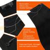 Sunny Hair Wire Hair Extensions Real Human Hair Fish Line Human Hair Extensions Invisible Wire Extensions Golden Blonde with Medium Blonde Highlights #16/22 18 Inch(B-2 #1 Jet Black)