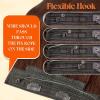 Sunny Hair Wire Hair Extensions Real Human Hair Fish Line Human Hair Extensions Invisible Wire Extensions Golden Blonde with Medium Blonde Highlights #16/22 18 Inch(B-4 #33 Auburn)