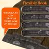 Sunny Hair Wire Hair Extensions Real Human Hair Fish Line Human Hair Extensions Invisible Wire Extensions Golden Blonde with Medium Blonde Highlights #16/22 18 Inch(C-3 #3 Cool Brown New)