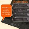 Sunny Hair Wire Hair Extensions Real Human Hair Fish Line Human Hair Extensions Invisible Wire Extensions Golden Blonde with Medium Blonde Highlights #16/22 18 Inch(B-1 #2/6/2)