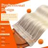 Sunny Hair Wire Hair Extensions Real Human Hair Fish Line Human Hair Extensions Invisible Wire Extensions Golden Blonde with Medium Blonde Highlights #16/22 18 Inch(C-2 #18/22/60)