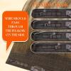 Sunny Hair Wire Hair Extensions Real Human Hair Fish Line Human Hair Extensions Invisible Wire Extensions Golden Blonde with Medium Blonde Highlights #16/22 18 Inch(B-1 #6/60/6)