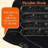 Sunny Hair Wire Hair Extensions Real Human Hair Fish Line Human Hair Extensions Invisible Wire Extensions Golden Blonde with Medium Blonde Highlights #16/22 18 Inch(B-2 #1 Jet Black)