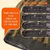 Sunny Hair Wire Hair Extensions Real Human Hair Fish Line Human Hair Extensions Invisible Wire Extensions Golden Blonde with Medium Blonde Highlights #16/22 18 Inch(B-2 #P4/27)