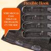 Sunny Hair Wire Hair Extensions Real Human Hair Fish Line Human Hair Extensions Invisible Wire Extensions Golden Blonde with Medium Blonde Highlights #16/22 18 Inch(C-4 #1C Mocha Brown New)