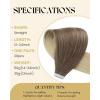 Ve Sunny Hair Extensions Tape in 16inch Tape in Human Hair Extensions Light Brown Ombre Platinum Blonde Tape Extensions Human Hair Invisible Natural Hair Seamless Silky Straight Skin Weft 20Pcs 50g