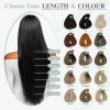 Ve Sunny Tape in Hair Extensions Human Hair 24 Inch Invisible Remy Hair Extensions Tape ins for Women Dark Brown Ombre Dark Golden Blonde Balayage Platinum Blonde Seamless Silky Soft 20Pcs 50G