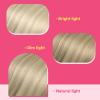 Ve Sunny Tape in Hair Extensions Real Human Hair Invisible Remy Human Hair Straight Tape Ins Double Sided Cool Brown Ombre Light Brown Balayage Medium Blonde 16 inch 10Pcs 25G(1-C Tape-#Sun)