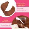 Ve Sunny Tape in Hair Extensions Real Human Hair Invisible Remy Human Hair Straight Tape Ins Double Sided Cool Brown Ombre Light Brown Balayage Medium Blonde 16 inch 10Pcs 25G(1-C Tape-#350)