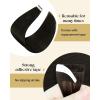 Ve Sunny Tape in Hair Extensions Real Human Hair Invisible Remy Human Hair Straight Tape Ins Double Sided Cool Brown Ombre Light Brown Balayage Medium Blonde 16 inch 10Pcs 25G(1-E Tape-#2)