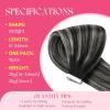 Ve Sunny Tape in Hair Extensions Real Human Hair Invisible Remy Human Hair Straight Tape Ins Double Sided Cool Brown Ombre Light Brown Balayage Medium Blonde 16 inch 10Pcs 25G(1-C Tape-#1B/S/1B)