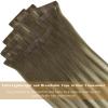 Ve Sunny Tape in Hair Extensions Real Human Hair Invisible Remy Human Hair Straight Tape Ins Double Sided Cool Brown Ombre Light Brown Balayage Medium Blonde 16 inch 10Pcs 25G(#8A/60)