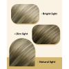 Ve Sunny Tape in Hair Extensions Real Human Hair Invisible Remy Human Hair Straight Tape Ins Double Sided Cool Brown Ombre Light Brown Balayage Medium Blonde 16 inch 10Pcs 25G(1-A Tape-# 4/14/60)