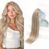 Sunny Hair Blonde Tape in Hair Extensions Human Hair Ash Blonde Highlight Bleach Blonde Hair Extensions Tape in 20 Inch Remy Tape in Txtensions for Women Wedding 20Pcs 50g