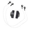 Sunny Hair Replacement Black Wire and Clips for Invisible Wire Hair Extensions 2 Clips and Adjustable 2 Wire 10.5 inch (Elastic) and 11 inch (No Elasticity)(#Black)