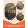 Sunny Hair 14inch K Tip Hair Extensions Brown Balayage Ktip Extensions Remy Ktip Hair Extensions Human Hair Invisible Soft Hair 50g