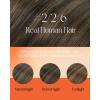 Sunny Hair 18inch Nano Bead Hair Extensions Human Hair Dark Brown Balayage Nano Hair Extensions Human Hair Invisible Nano Tip Hair Extension for Wedding 50g