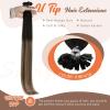 Sunny Hair U Tip Hair Extensions Effortless Highlights Ktip Human Hair Extensions Black Ombre Dark Brown Balayage Ash Blonde Fusion Straight Hair for Women 18inch 50g