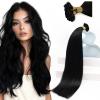 Sunny Hair 16inch K Tip Hair Extensions Black K Tip Hair Extensions Real Human Hair Black U Tip Hair Extensions 佛如Women 50g