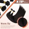 Sunny Hair 20inch K Tips Hair Extensions Human Hair Dark Brown Ktip Human Hair Extensions Remy Hair Extensions Keratin Bonds Fit Any Scene 50g