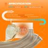 Sunny Hair Blonde Tape in Hair Extensions Human Hair Ash Blonde Highlight Bleach Blonde Hair Extensions Tape in 18 Inch Remy Tape in Txtensions for Women Wedding 20Pcs 50g
