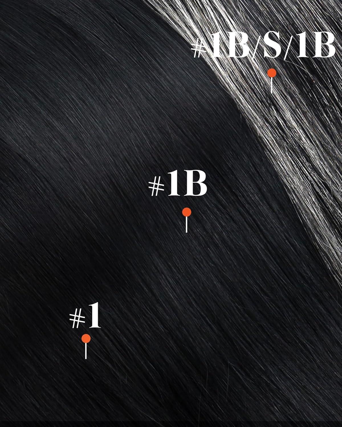 image2 Packs Bundle Total 14pcs Sunny Hair Clip in Hair Extensions Mocha Black Brown 18 Inch 7pcs 120g Plus 7pcs Clip in Hair Extensions Black 135g 18 Inch Total 255g