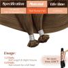 Sunny Hair K Tip Hair Extensions Human Hair Light Brown #8 Keratin Hair Extensions Human Hair Ktip Human Hair Extensions Add Volume 16inch 50g