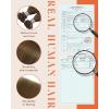 Sunny Hair K Tip Hair Extensions Human Hair Light Brown #8 Keratin Hair Extensions Human Hair Ktip Human Hair Extensions Add Volume 16inch 50g