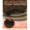 Sunny Hair Beaded Weft Hair Extensions Medium Brown Ombre Blonde Micro Weft Hair Extensions Ombre Brown EZE Weft Human Hair Extensions 50G 16Inch
