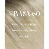 Sunny Hair Human Hair Extensions Sew in Ombre Blonde Weft Hair Extensions Human Hair Light Brown Roots to Platinum Blonde Hair Extensions Sew in Real Human Hair Bundle for Short Hair 14inch 70g