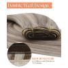 Sunny Hair Human Hair Weft Dirty Blonde Mix Platinum Sew in Extensions Highlights 70G 12inch, 12 Inch-70g